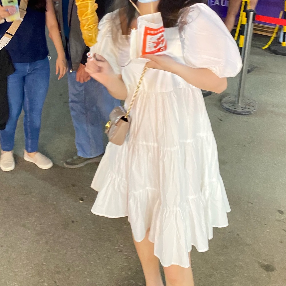 CLEARANCE❗️ Oak+Fort Puffy Sleeve Dress - Picture 3 of 4
